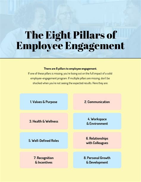 Playful Employee Engagement Company List Infographic Template (With images) | Employee ...