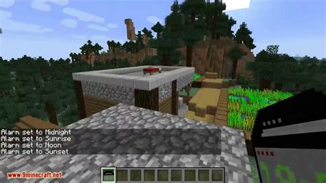 Alarm Clock Mod 1.12.2 (Wake Up at a Specified Time) - 9Minecraft.Net