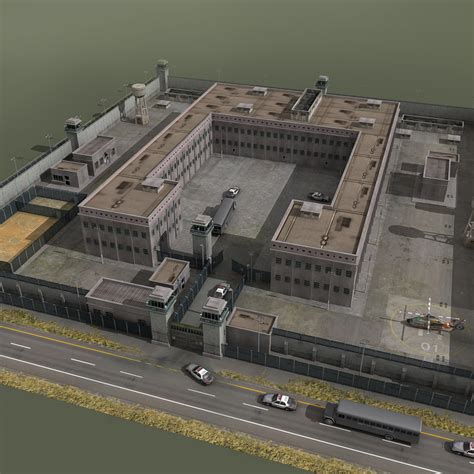 prison jail 3d model