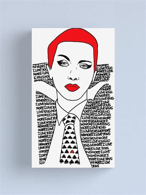 "Annie Lennox No More I Love Yous" Canvas Print by counterfake | Redbubble