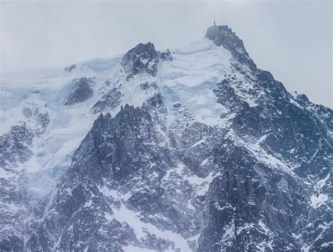 Aiguille du Midi Summit stock image. Image of aiguille - 23909481