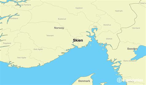 Where is Skien, Norway? / Skien, Telemark Map - WorldAtlas.com