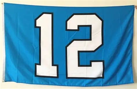 Seattle Seahawks 12th Man Large Outdoor Flag 3' x 5' Banner metal holes ...