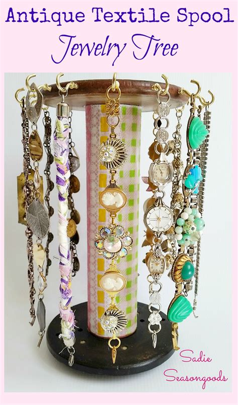 DIY Jewelry Hanger from a Kitchen Memo Board | Jewelry tree diy, Diy jewelry hanger, Diy jewelry