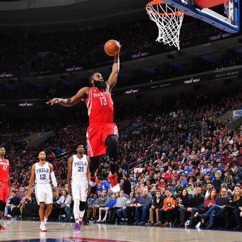 James Harden vs. 76ers: Stats, Highlights, Twitter Reaction | Bleacher ...