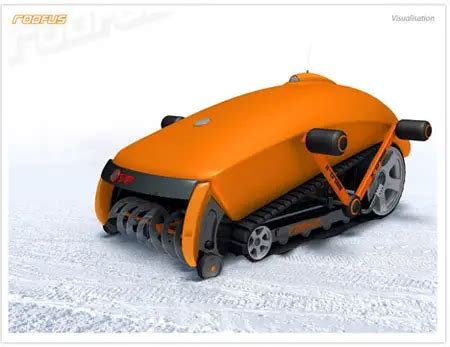 Roofus, Snow Mowing Robot with Remote Controls - Tuvie