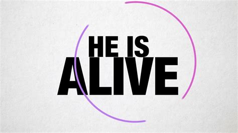 He is Alive-LYRICS - YouTube