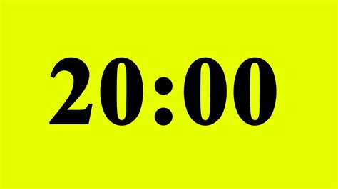 20 Minute Timer - YouTube