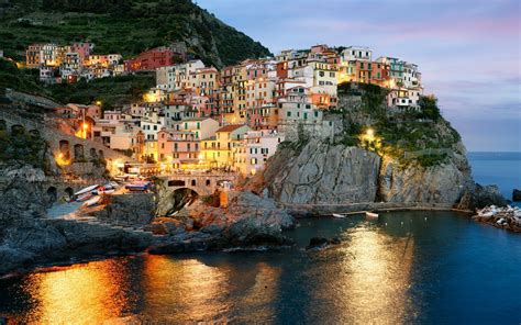 Download Man Made Manarola HD Wallpaper