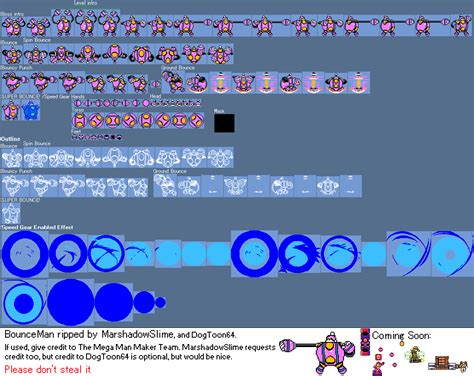 PC / Computer - Mega Man Maker - Bounce Man - The Spriters Resource