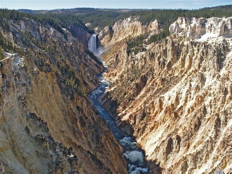 Artist Point and the Lower Falls: Grand Canyon of the Yellowstone ...