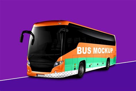 Premium PSD | Bus mockup