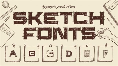 65+ Best Sketch Fonts (FREE / Premium) 2024 | Hyperpix