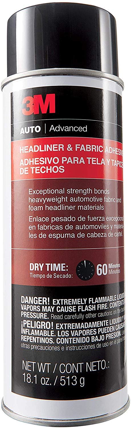 3M Headliner & Fabric Adhesive, 38808, 18.1 oz, – PartLimit