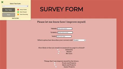 Survey Form