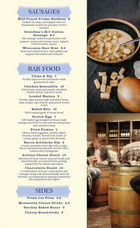 Tap House Pub Menu Design Template by MustHaveMenus