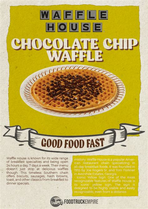 waffle-house-menu-poster - Food Truck Empire