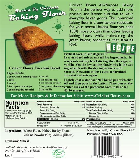 All-Purpose Baking Cricket Flour (1lb) | Cricket Flours