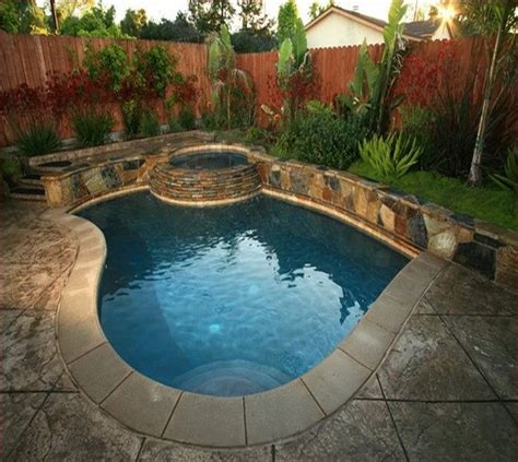 338 best Small Inground Pool & Spa Ideas images on Pinterest | Backyard ideas, Garden ideas and ...