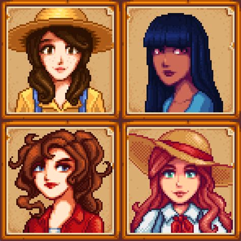 Stardew Valley Pixel Portraits :: Behance