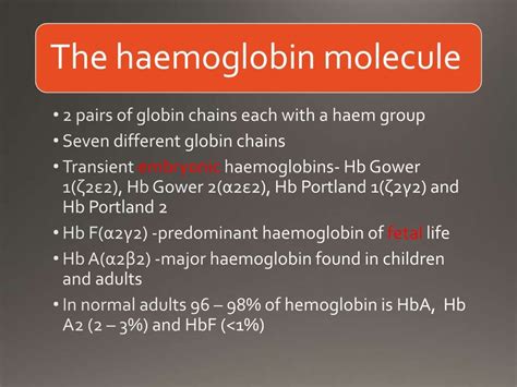 Hemoglobinopathies - Lab diagnosis