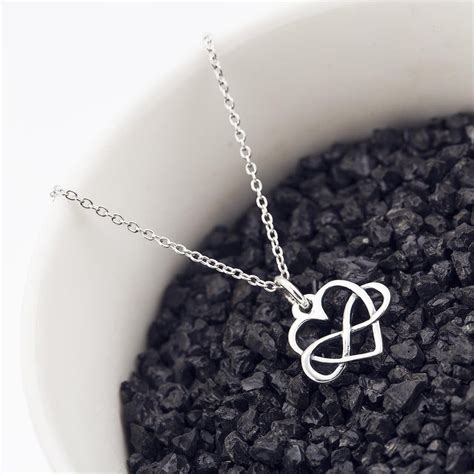 Sterling Silver Infinite Love Necklace | Infinity symbol necklace ...