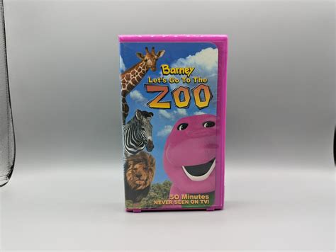 Barney Let's Go to the Zoo VHS / Vintage Video VHS Tape / Retro Movie Film / 1990s 90s 1980s 80s ...