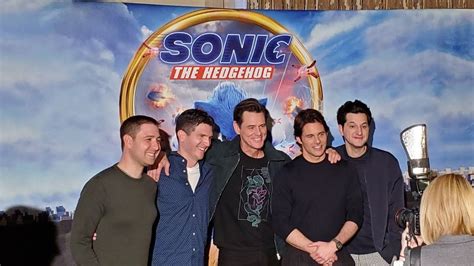 Sonic the Hedgehog Movie Cast Interview: Jim Carrey, James Marsden, Ben ...