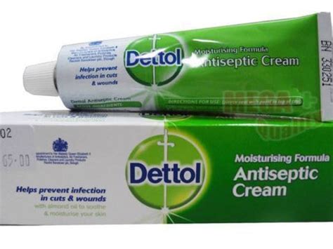 Dettol Moisturising Formula Antiseptic Cream Prevent Infection In Cut ...