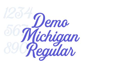 Demo Michigan Regular - Font Free Download