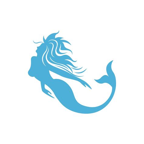 Mermaid logo icon design illustration 14142098 Vector Art at Vecteezy