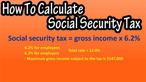 How To Calculate, Find Social Security Tax Withholding - Social ...