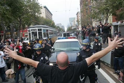 BART stations open - 45 arrested in protest