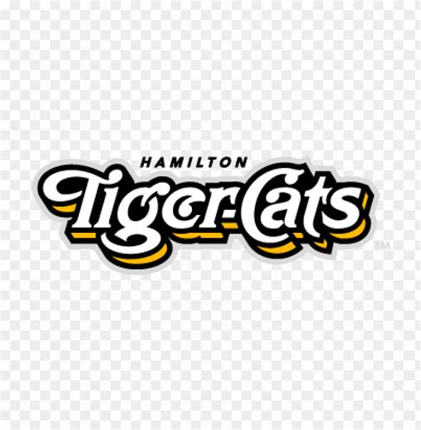 Hamilton Tiger-cats Only Text Vector Logo - 465616 | TOPpng