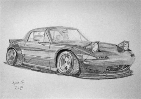 Miata Drawing at PaintingValley.com | Explore collection of Miata Drawing