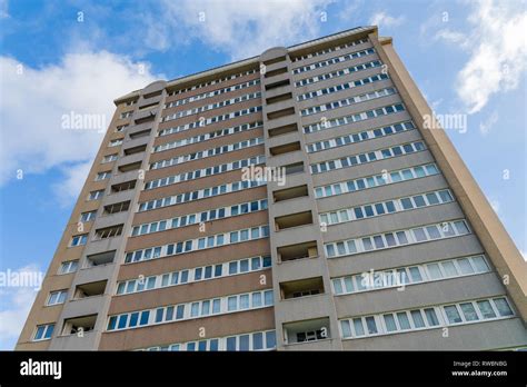 High rise block of flats on Ladywood Middleway in the Birmingham inner ...