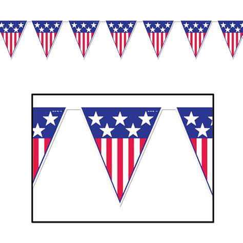 Spirit of America Pennant Banner | Fiesta Party Supplies