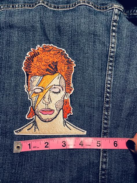 Bowie Patch David Bowie Patch Jacket Patch Embroidered | Etsy