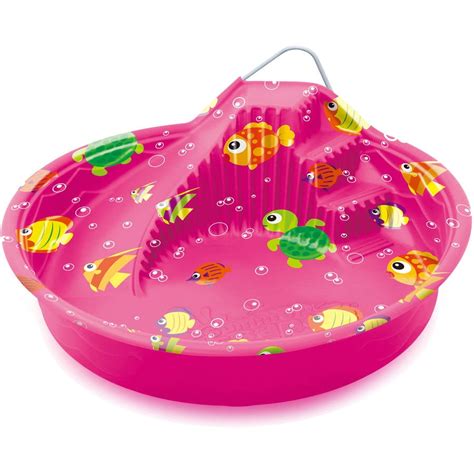 Summer Escapes 70" Wading Pool with Slide, Pink - Walmart.com