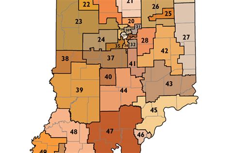 Indiana State Representative District Map - Sella Daniella