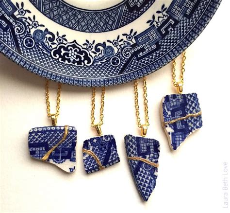 Dishfunctional Designs: Kintsugi Art Jewelry from Laura Beth Love