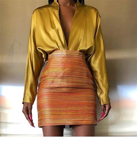 Gold shirt, mini skirt - ChicLadies.uk | Fashion, Chic outfits, Fashion ...