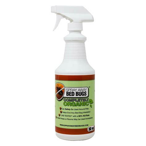 Bed Bugs Spray Away Organic 32 oz | OASHOP