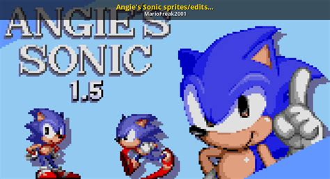 Angie's Sonic sprites/edits (UPDATE for 1.5) [Sonic the Hedgehog ...