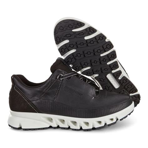 ECCO WOMENS GORETEX LACE TRAINER - BLACK LEATHER | Paul Byron Shoes | Ireland