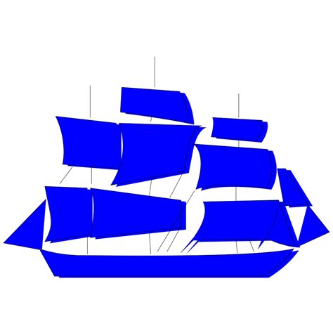 Blue Boat PNG, SVG Clip art for Web - Download Clip Art, PNG Icon Arts