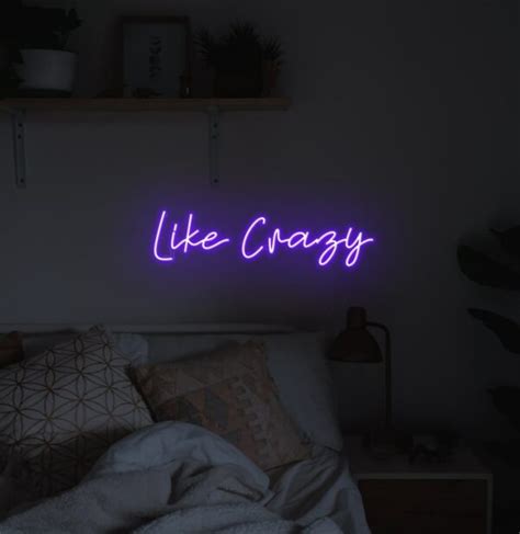 Like Crazy Purple Neon Sign | Echo Neon #1 LED Neon Sign Brand