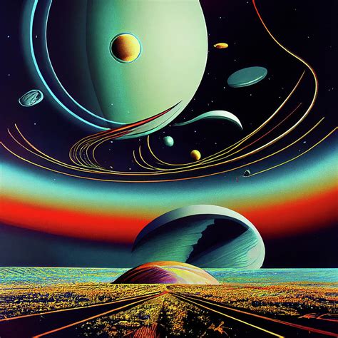 Space Landscape One Digital Art by Zachary Watson - Fine Art America