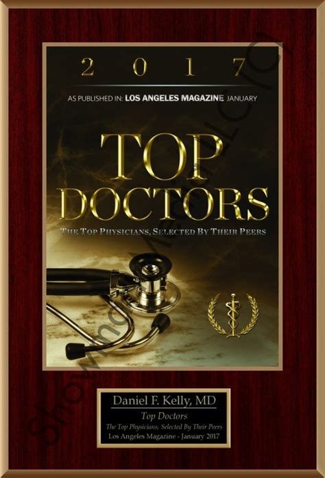 Dr. Daniel F. Kelly Receives 2017 Top Doctors Award - Pacific ...