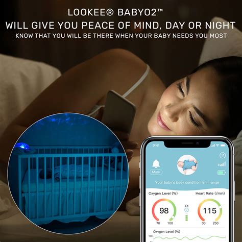 LOOKEE® BabyO2™ Baby Oxygen Monitor, Overnight Continuous Pulse Oximeter for Infants – LookeeTech